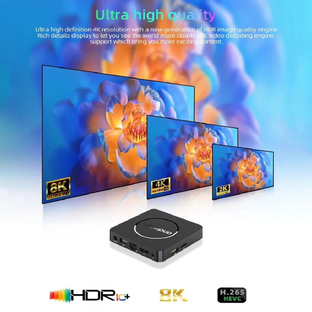 ATV أندرويد 14 TV Box 8GB 128GB بلوتوث 5.4 بث مشغل الوسائط Allwinner H313 AV1 8K فيديو 4k سريع جدا صندوق التلفزيون الذكي Q10