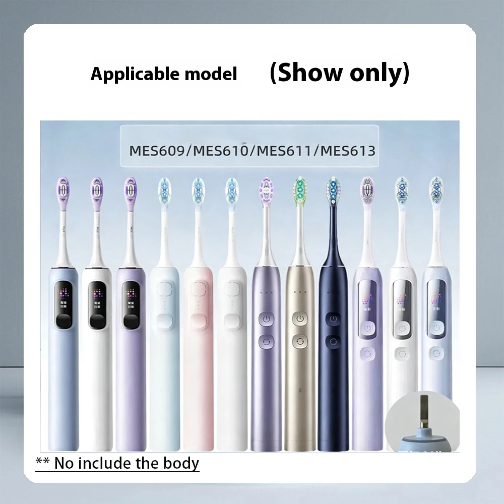 3/5/10PCS Replacement Brush Heads for XIAOMI MIJIA MES609/610 Pro Sonic Electric Toothbrush Sealed Package