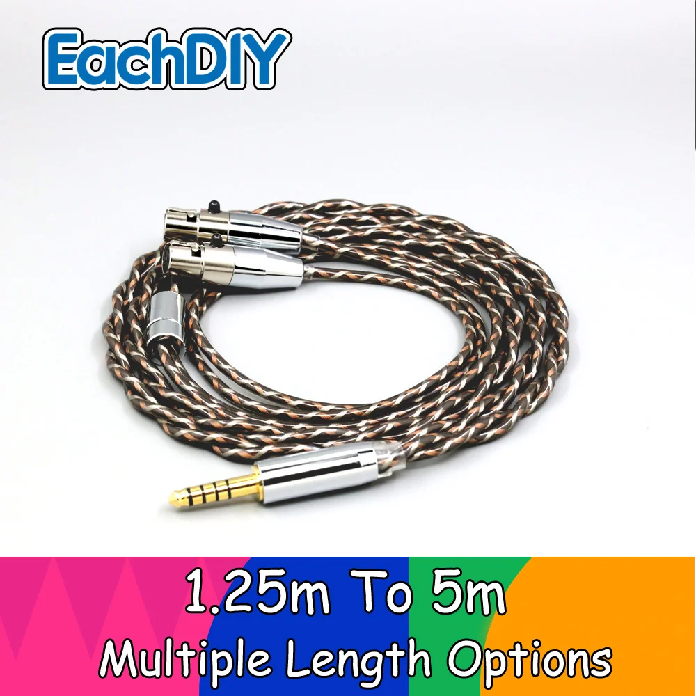

TypeX 25AWG Litz Shielding 7n OCC Earphone Cable For LCD-3 LCD-2 LCD-X Audeze LCD-XC LCD-4z LCD-MX4 LN008881