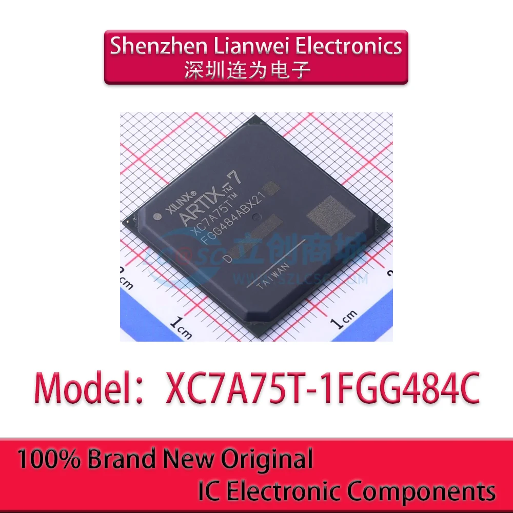

100% New Original XC7A75T-1FGG484C XC7A75T IC Chipset FBGA-484