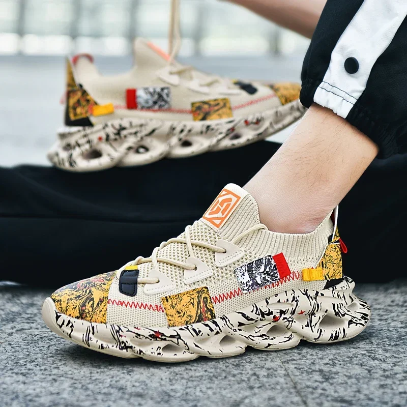 

Men Running Shoes Trainer Sports Jogging Athletic Breathable Walking Fashion Soft Comfortable Luxury shoes Lightweight Casual