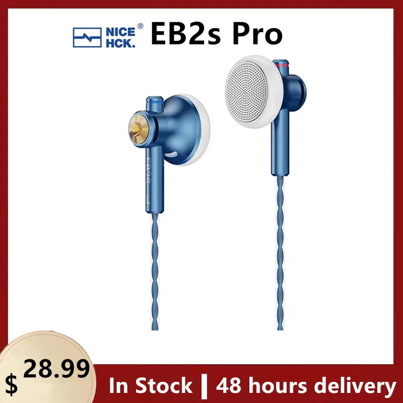 

Проводные Hi-Fi наушники NiceHCK EB2S PRO, 3,5/4,4 мм, разъем 15,4 мм