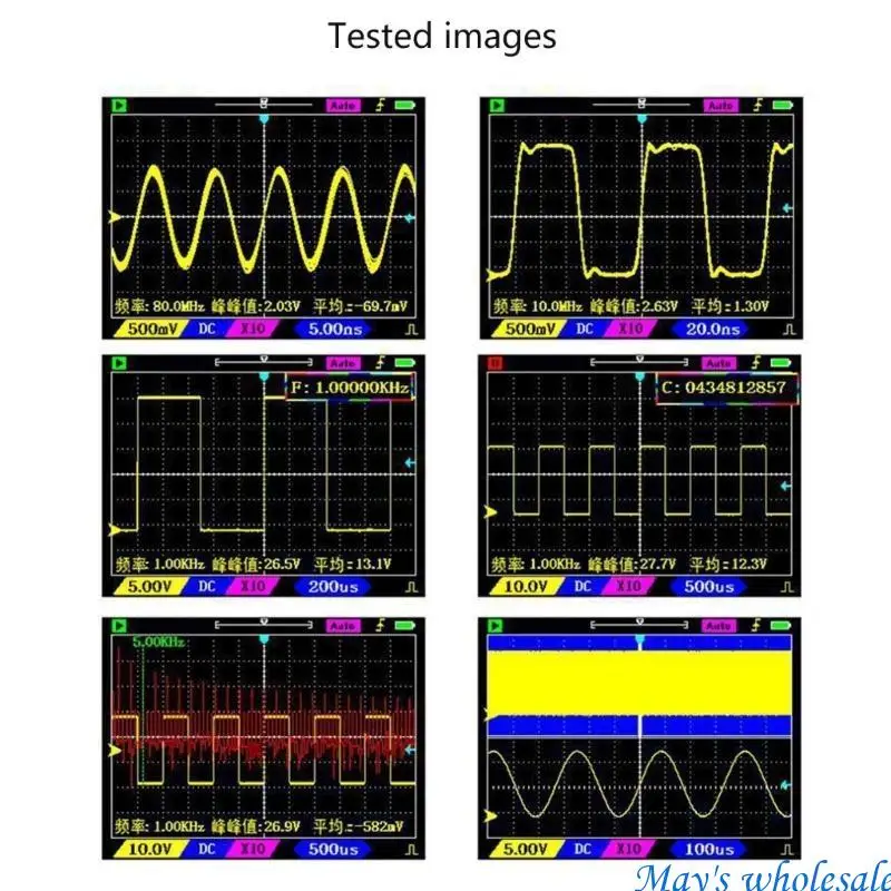 User Friendly Digital Oscilloscopes Designs For Educational Lab And Professional Electronic Testing Environment 448A
