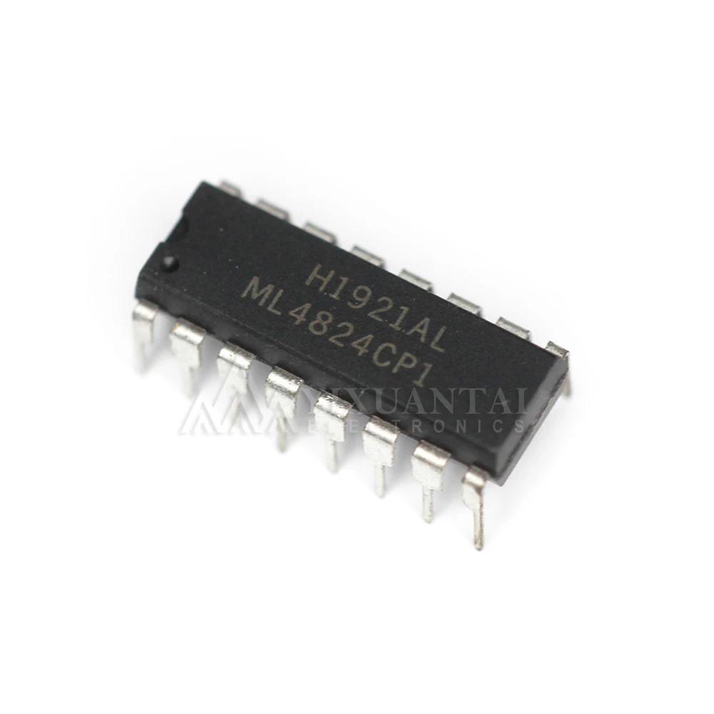 

10pcs/lot ML4824CP1 ML4824 IC PFC CTR AVER CURR 76KHZ 16DIP original