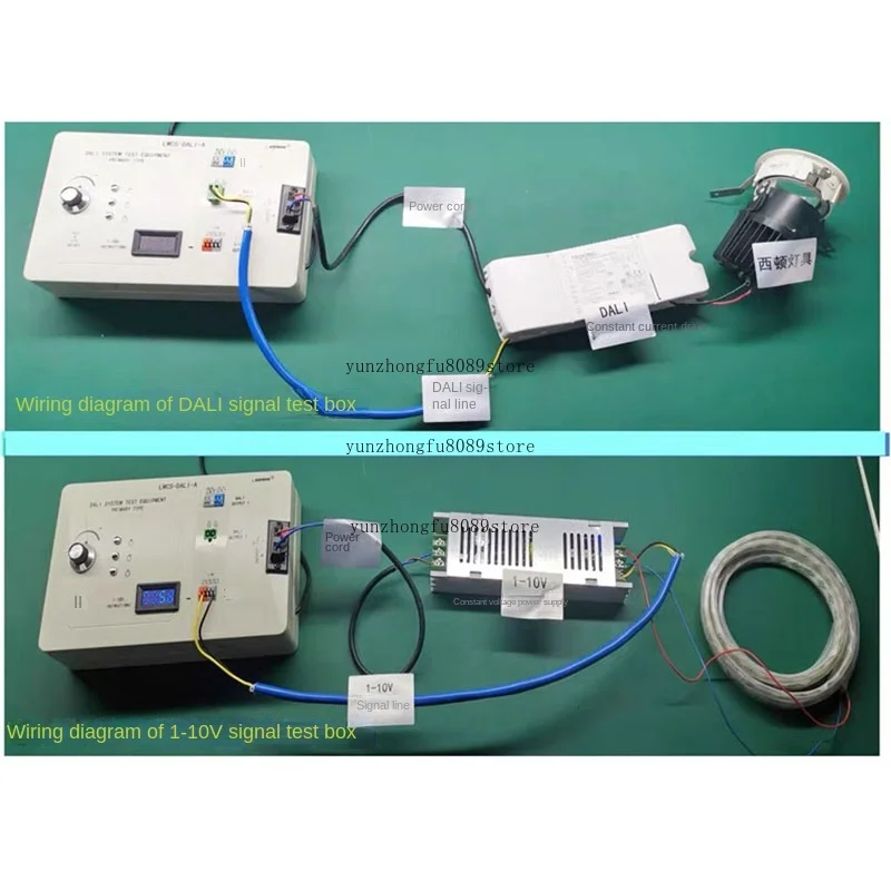 LED Dimmer Mutiple-Signal Generator DALI Tester Knob Signal 1-10V dimming knob with bus power supply