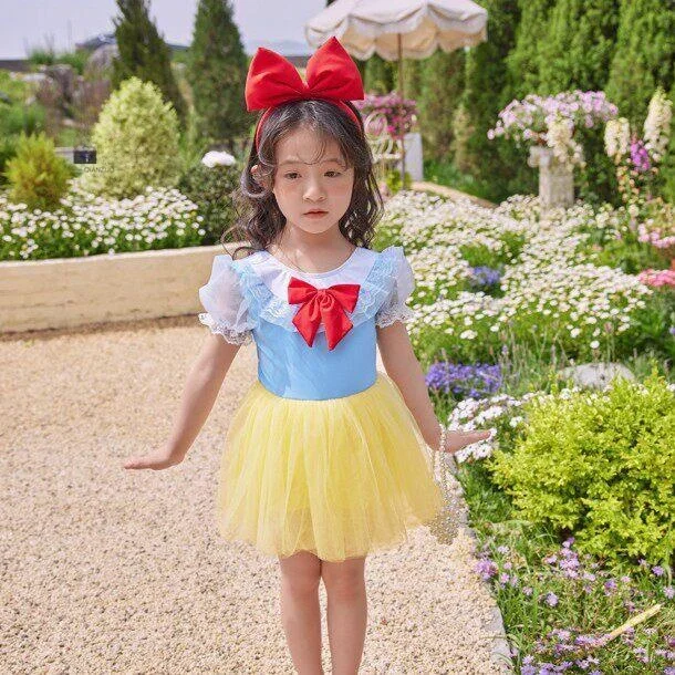 Girls Swimming Suit Summer Floral Halter Dress Baby Sweet Stylish Children Beach Coastline Ladies Thermal Vacation Swimming