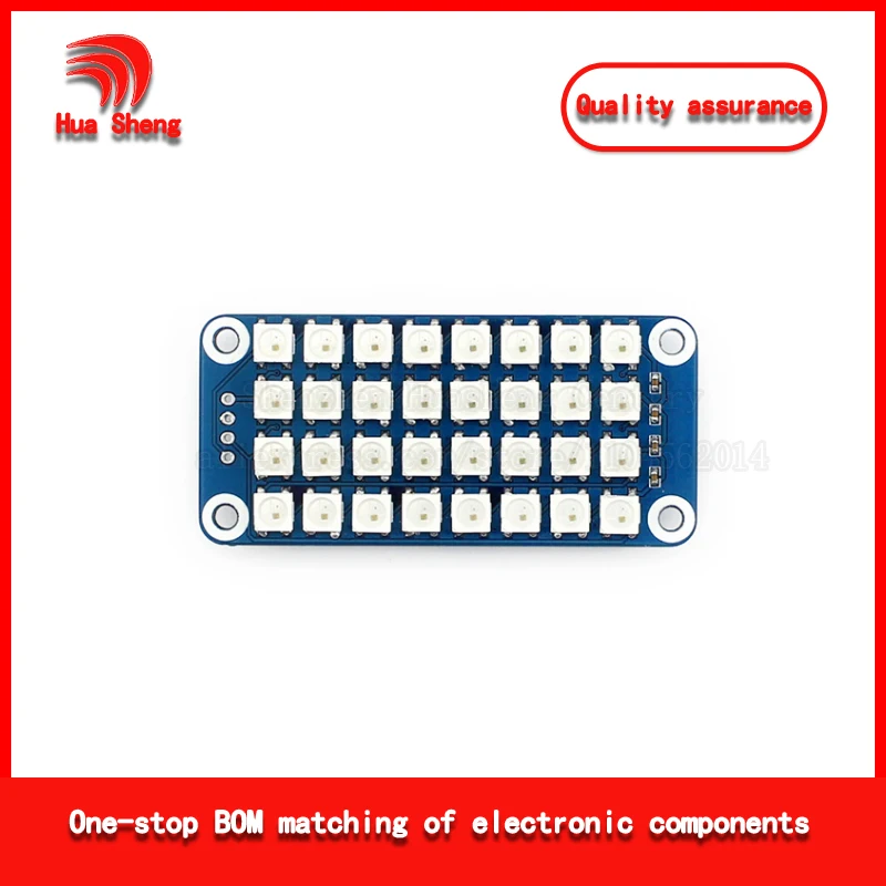 Raspberry Pi Rgb Full-Color Led Expansion Board 4X8 Rgb Leds Brand New in Stock