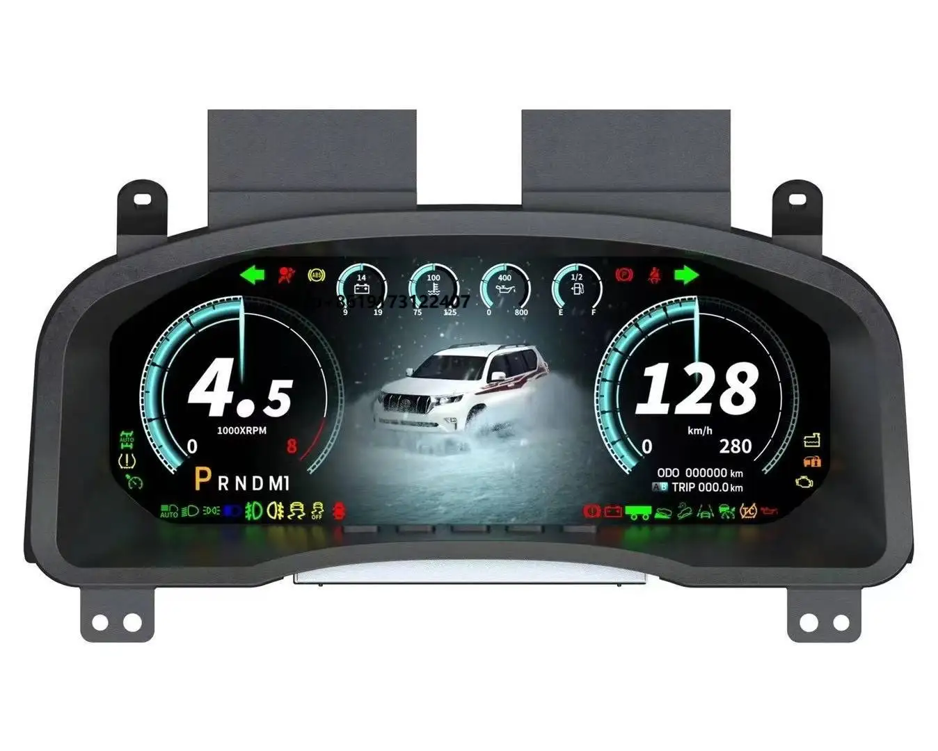 

Car LCD Digital Speedometer Auto Meter Dashboard Panel Cluster for Prado 120 LX470 2003-2010
