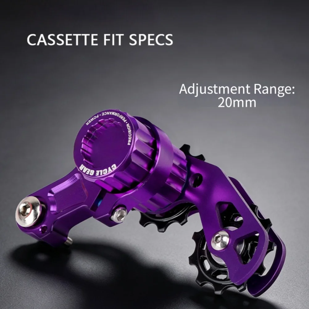 cncアルミ合金製マウンテンバイクチェーンガイド-シングルスピードチェーンテンショナー-交換用サイクリングアクセサリー