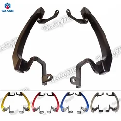 WAASE Motorcycle Rear Grab Bars Rear Seat Pillion Passenger Grab Rail Handle For Yamaha MT07 MT-07 FZ-07 2014 2015 2016 2017