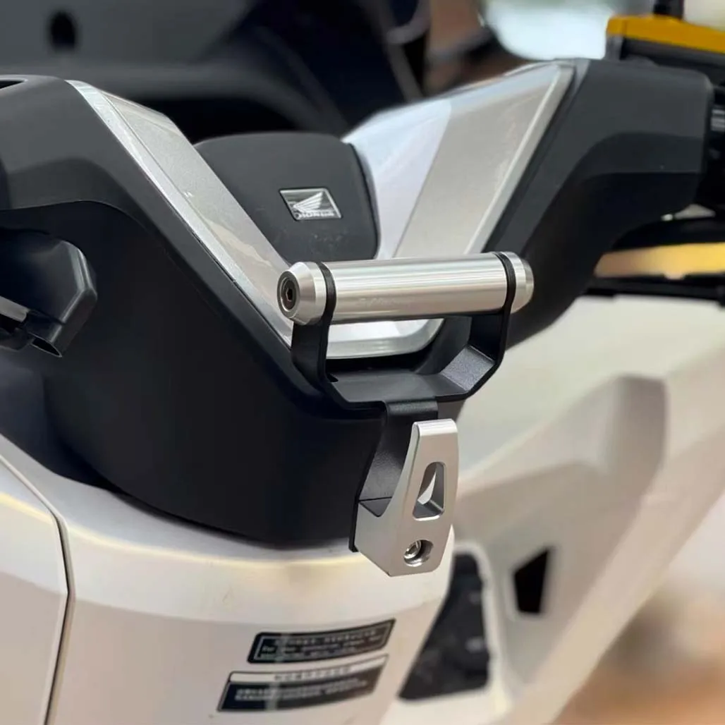 For Honda PCX160 PCX 160 25-26 Modified crossbar to expand the function of mobile navigation bracket, and the hook is centered.