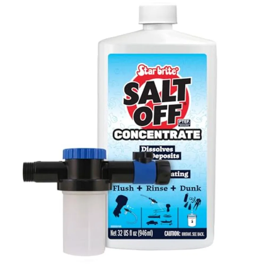 

STAR BRITE Salt Off Applicator and for Marine Engine Flush and Salt Removal on Boats, Trailers, Fishing Gear, Dive Equipment, a