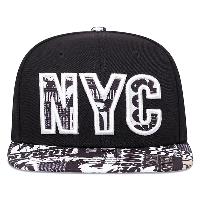 2026 Fashion New Baseball Hat NYC Graffiti Embroidered HipHop Hat Outdoor Daily Decoration Hat Sunshade Hat Unisex Flat Edge Hat