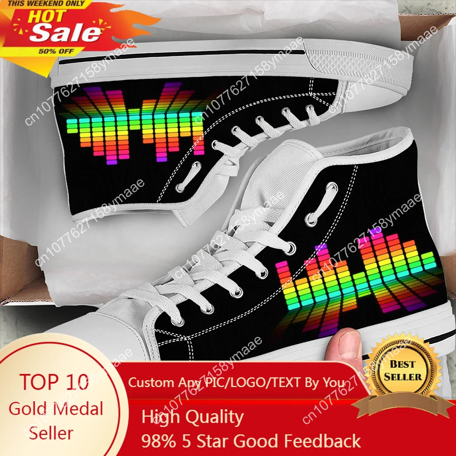 

Hot Electronic Music Band Funny Running Sport Classic Shoes Casual Breathable Lightweight 3D Print Men Women Fashion Sneakers