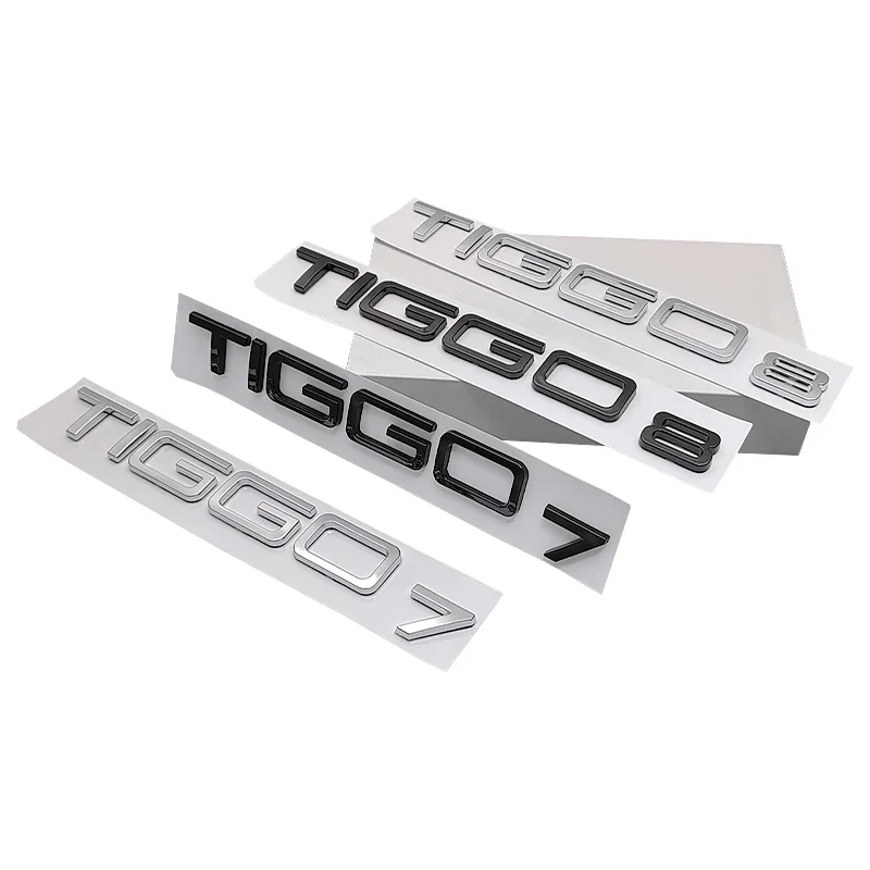 1pcs ABS Car Body Side Rear Trunk Emblem Badge Stickers for CHERY TIGGO 3 4 5 7 8 PRO 3X 5X 8L 2005-2025 Auto Accessories