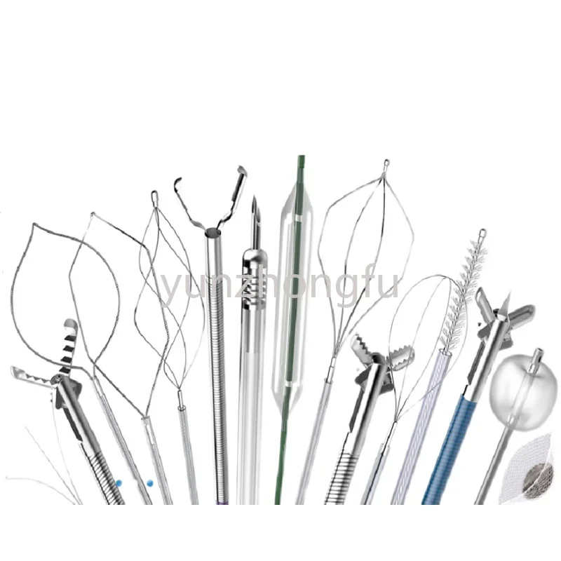 Endoscopic foreign body forceps, foreign body forceps mesh bags, bronchus