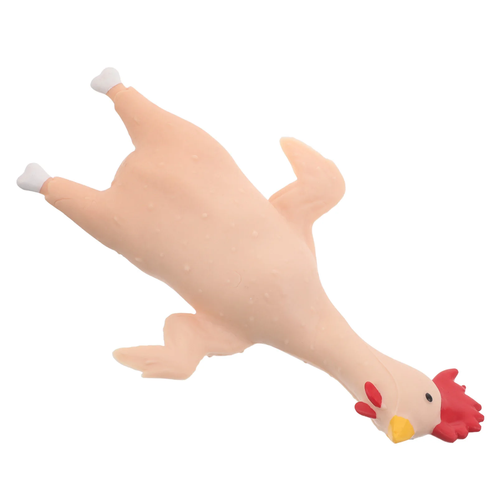 Screaming Chicken Toy Noise Maker Funny Squeeze Gag Stress Reliever Clucking Anti Sand Fidget