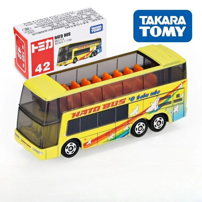 

TAKARA TOMY 1/156 Alloy Car Model Simulation Toy Vehicle New 42 Sightseeing Bus TOMY Diecast Cars Collection Kids Gift