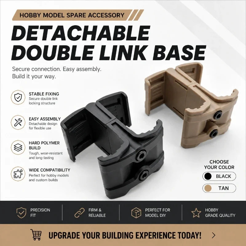 Reinforced Internal Grid Rib Nylon Double Compartment Link Frame Shock Resistant High Toughness Nylon Craft Accessory