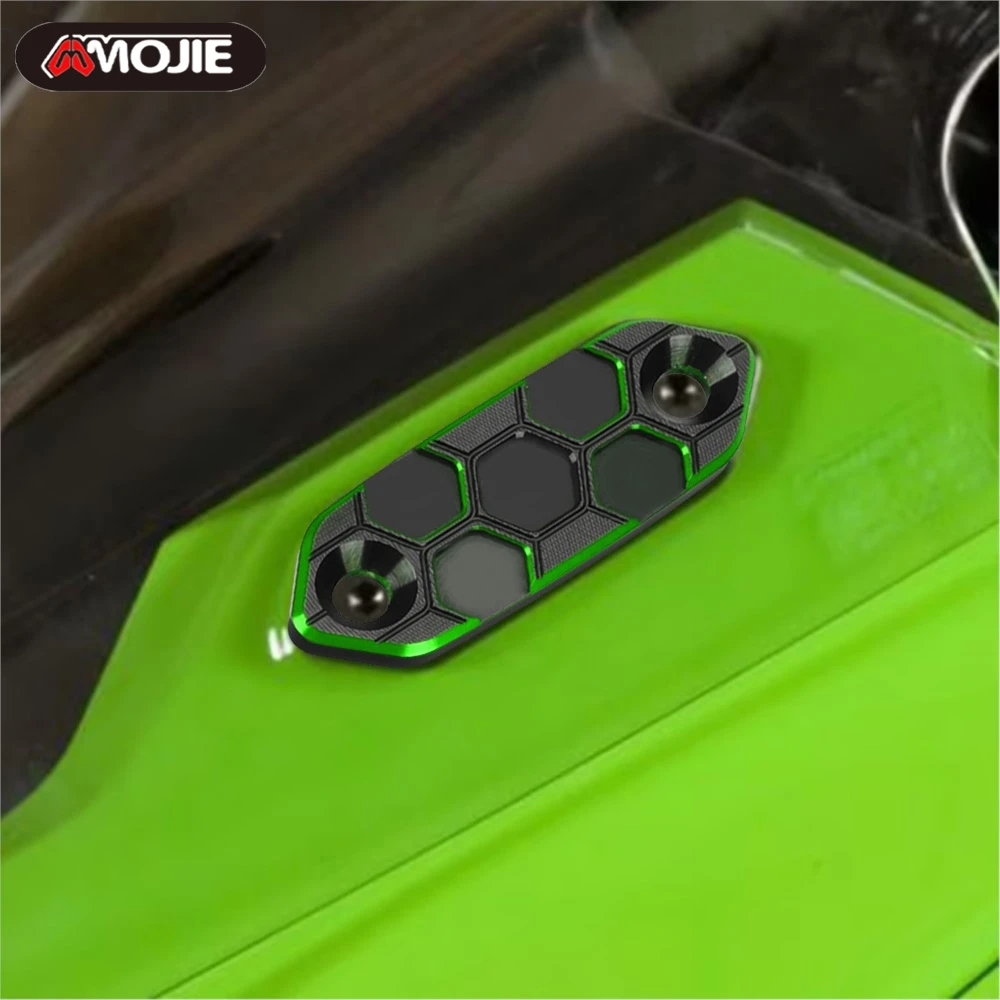 

For Kawasaki Ninja 500 250 300 400 650 ZX4R ZX4RR ZX6R Rear View Side Mirrors Bracket Hole Cap Clamp Cover ZX-4R ZX-4RR ZX-6R