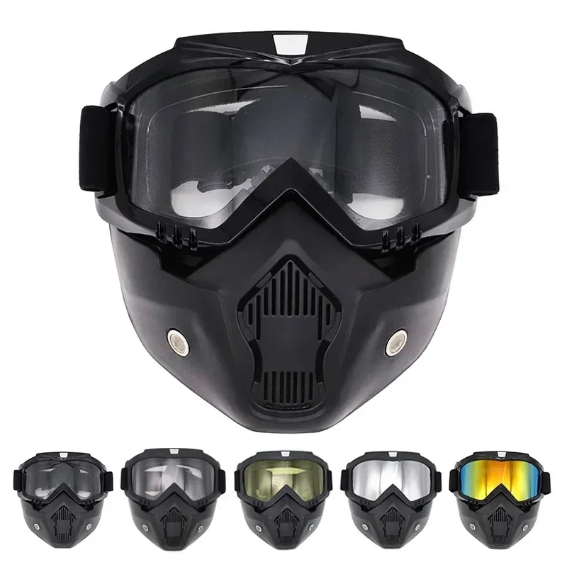 

Outdoor Sport Windproof Mask Goggle HD Motorcycle Glasses Snowboard Eyewear Riding Motocross Summer UV Protection Sunglasses