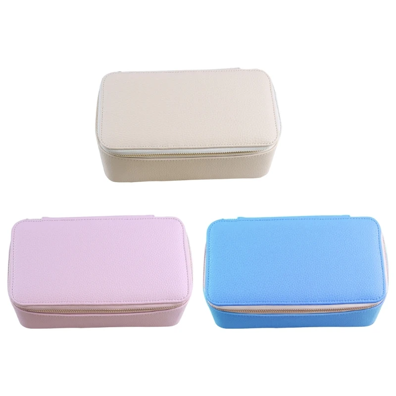 

Practical Leather Jewelry Container Small Jewelry Storage Box Jewelry Case Dropship
