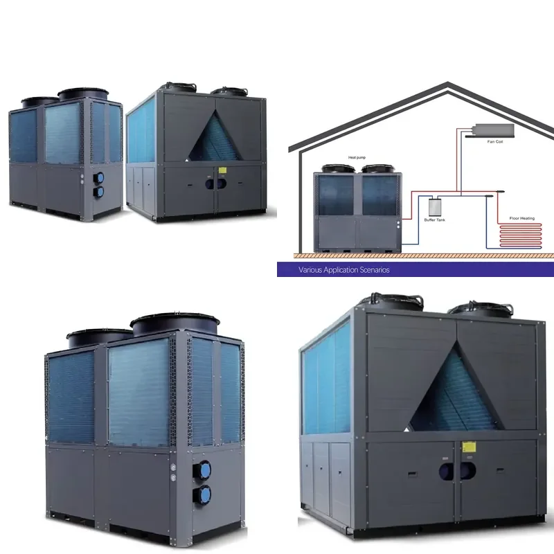AP01 High Efficiency Heat Pump R410A Full DC Inverter Air to Water Heat Pump Commercial Air Source Heat Pump for Heating and