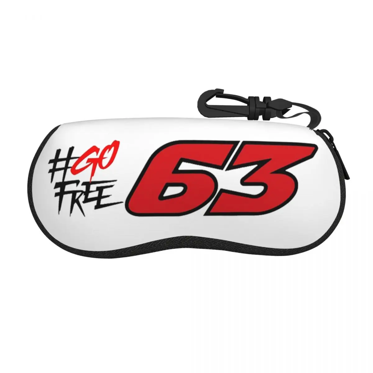 

Pecco Bagnaia 63 Shell, футляр для солнцезащитных очков, Мягкий футляр для очков для мужчин и женщин