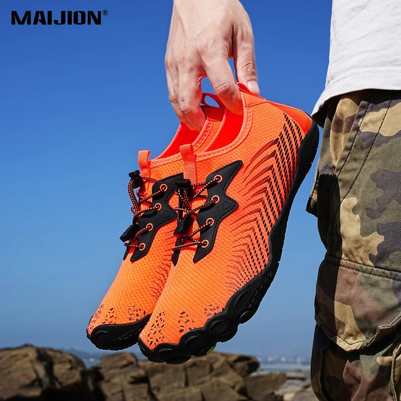 

Мужская обувь для воды на мягкой подошве, быстросохнущая обувь для босиком, аква-обувь, нескользящие женские пляжные уличные болотные кроссовки для плавания, рыбалки