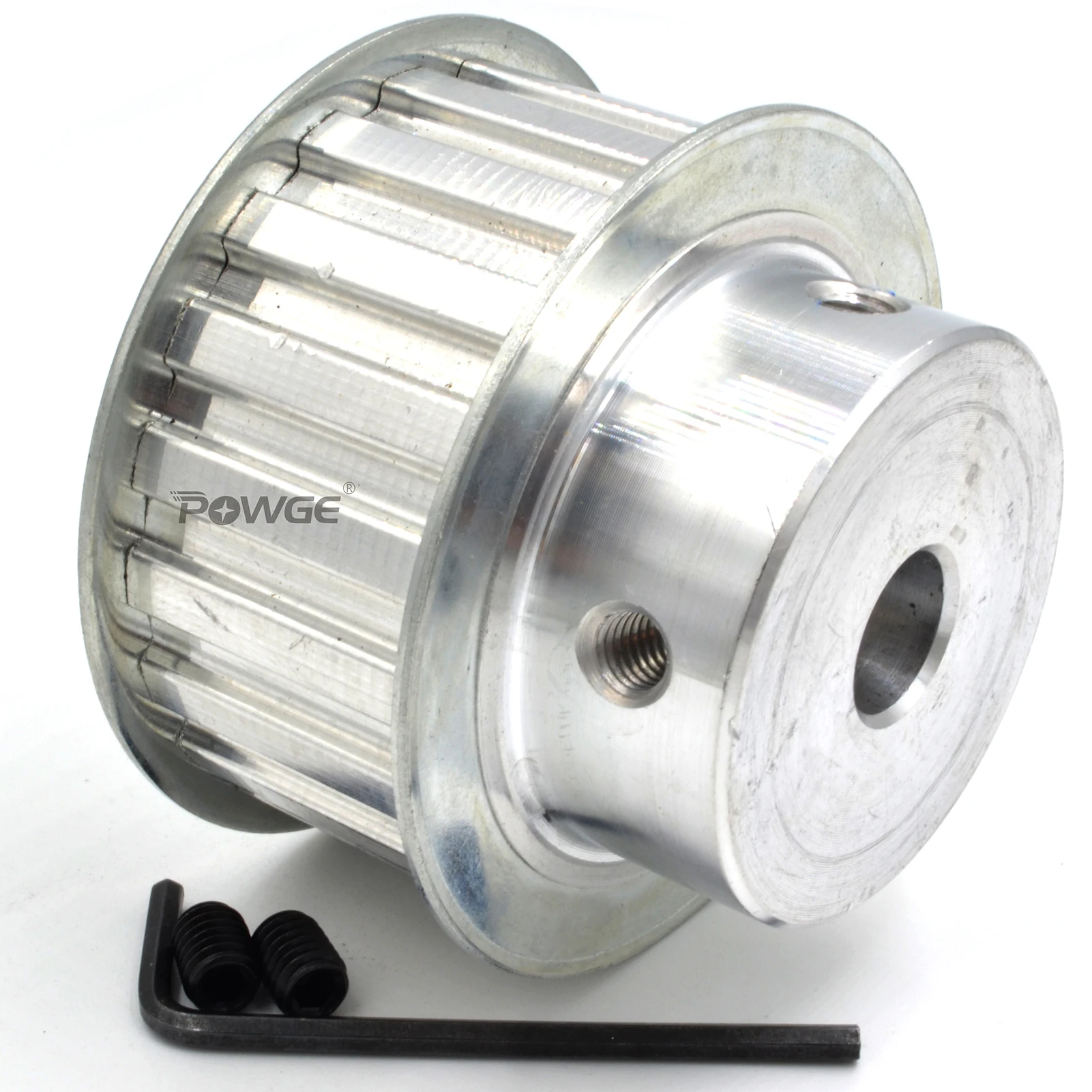 POWGE 18 20 22 teeth L Timing Pulley Bore 10/12/14/15/16/17/18/19/20/22/24/25/28/30mm for Belt width 13/20/25mm 18T 20T 22T