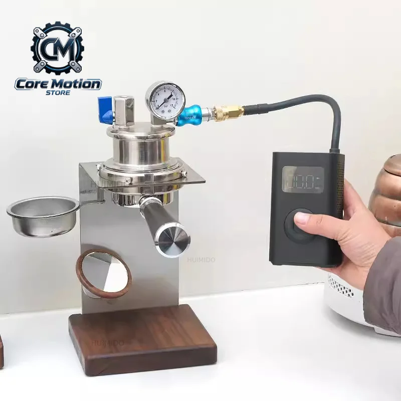 Pneumatic 58mm Handle Coffee Machine Camping Coffee Machine Air Pump Portable Espresso Machine High Pressure Extraction Espresso