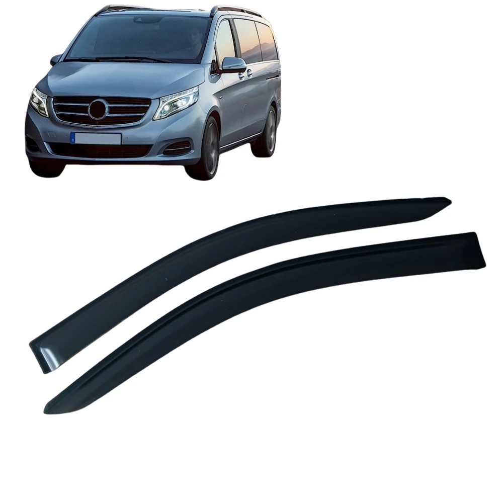 

Window Visor for MERCEDES-BENZ V-CLASS W447 2015 2016 2017 2018 2019 2020 2021 Wind Deflectors Rain Guards Door Visor Vent Shade