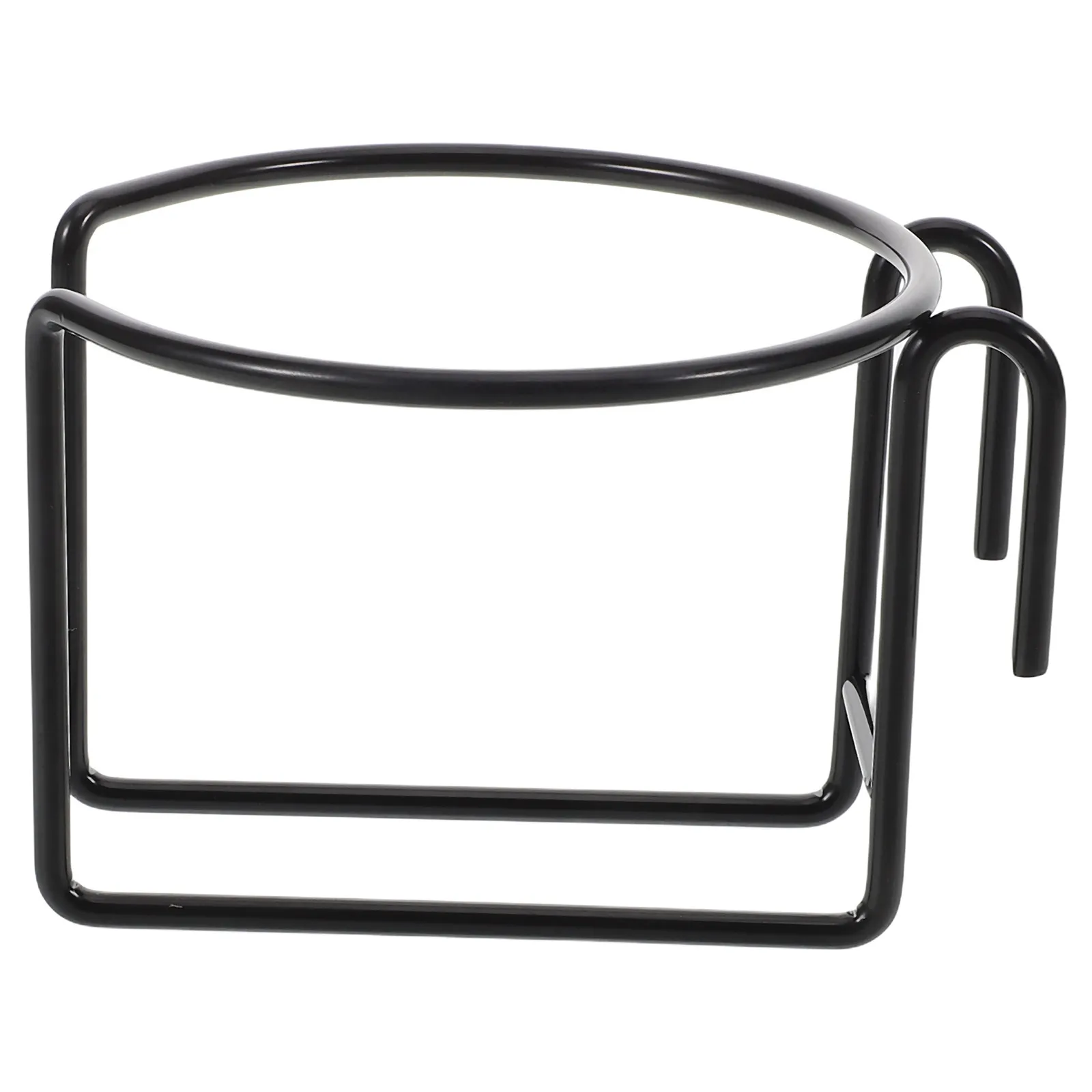 

Metal Cup Holder for Grocery Cart Hanging Bottle Rack Coffee Mug Organizer Universal Trolley Drink Carrier Portable Hook