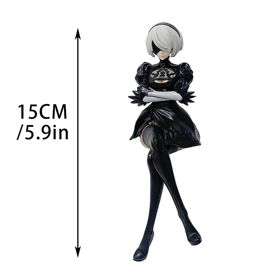 In Stock SEGA PM TV Ver. NieR:Automata Ver1.1a Yorha No. 2 Type B PVC 18CM Anime Action Figures Model Collection Ornament Toy