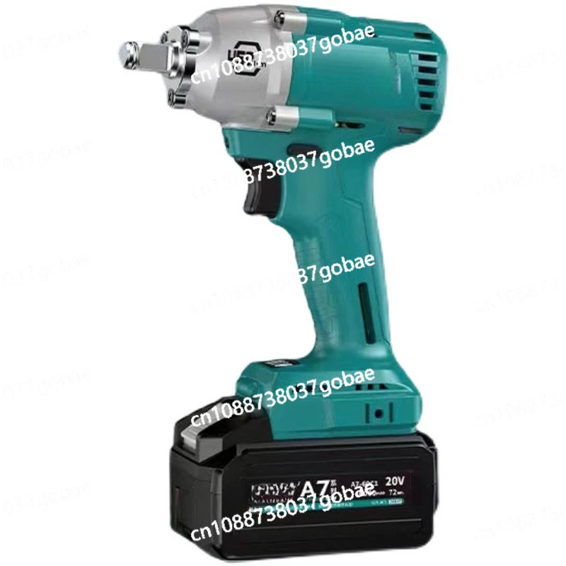 Electric Wrench 450N High Torque Brushless Rechargeable Impact Shelf Electric Pull Air Cannon