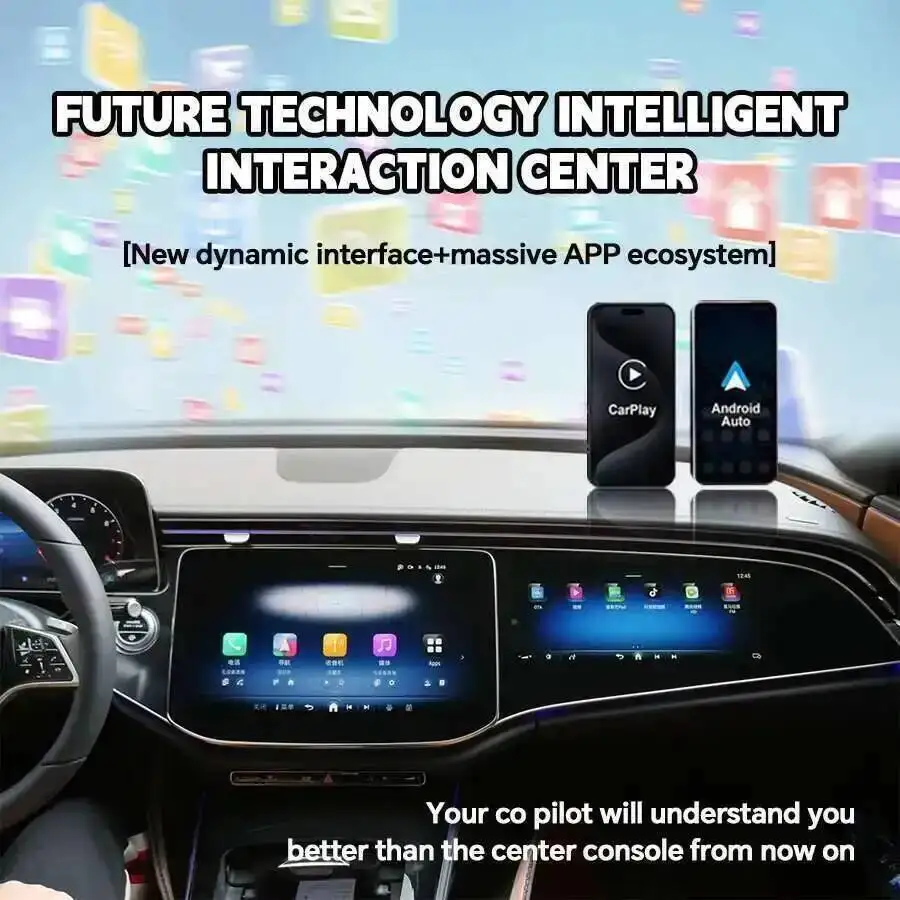Android Screen For Mercedes BENZ E Class E260 E300 W214 2024 Multimedia Player Car Co Pilot Navigation Car Radio Carplay Stereo