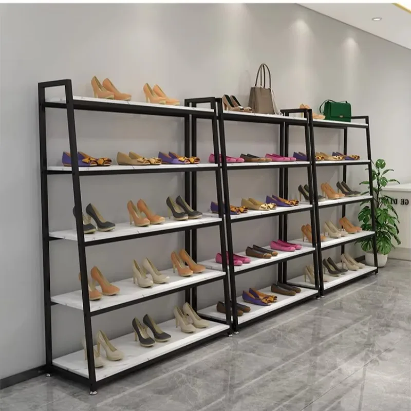 DSA Nakajima display stand Shopping mall clothing store Nakajima display stand Shoe rack High and low stepped rectangular