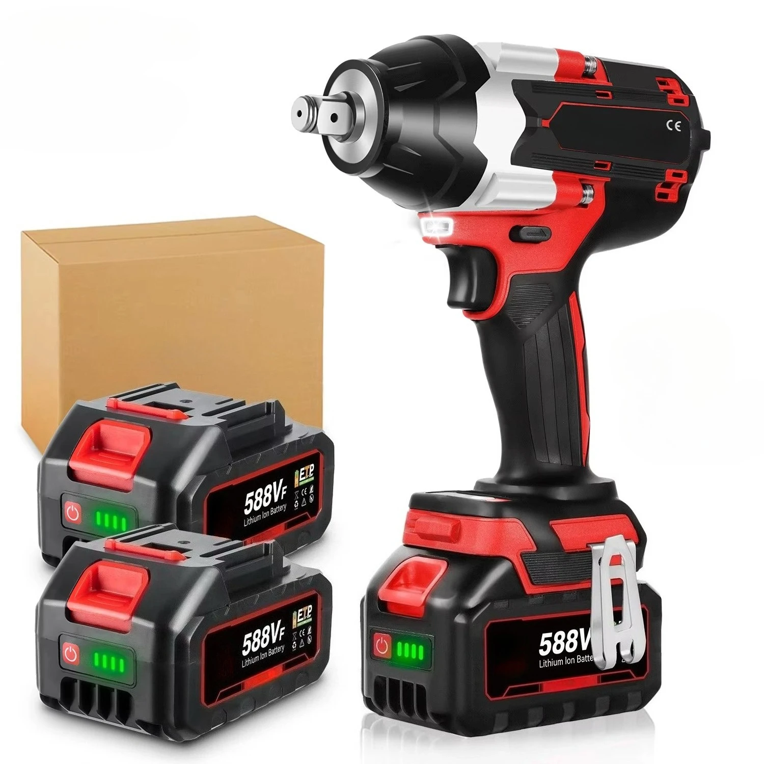 1800Nm High Torque Brushless Impact Wrench 1/2 Inch DTW700 Cordless Electric Wrench Fit 18V Battery