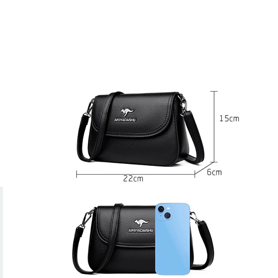 Big Branded HIgh Quality Handbag Purse Women Casual Crossbody Bags for Women Shoulder Messenger Bags Luxury Ladies Tote 2024