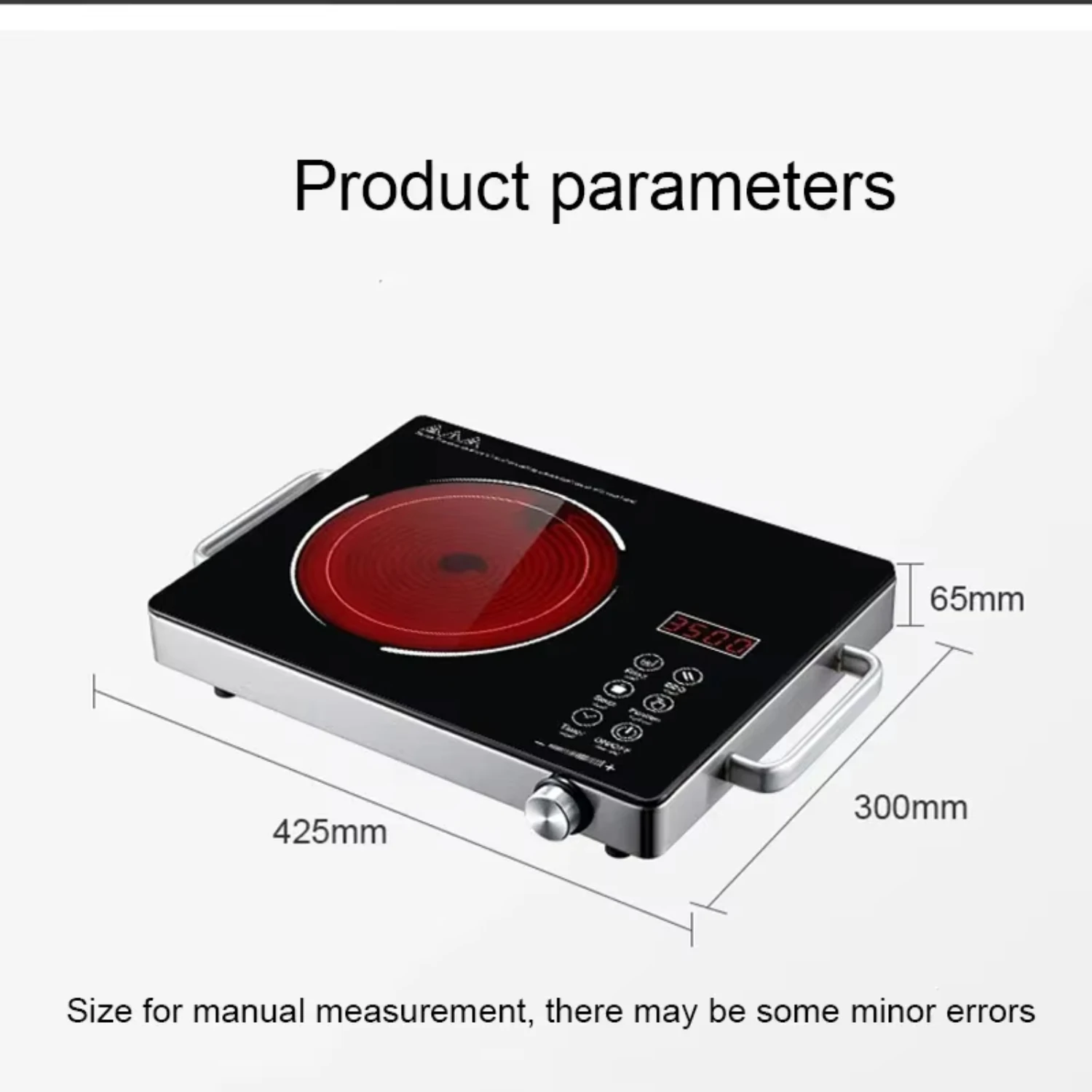 Intelligent induction cooker  ceramic cooker  waterproof adjustable temperature electromagnetic light wave cooker