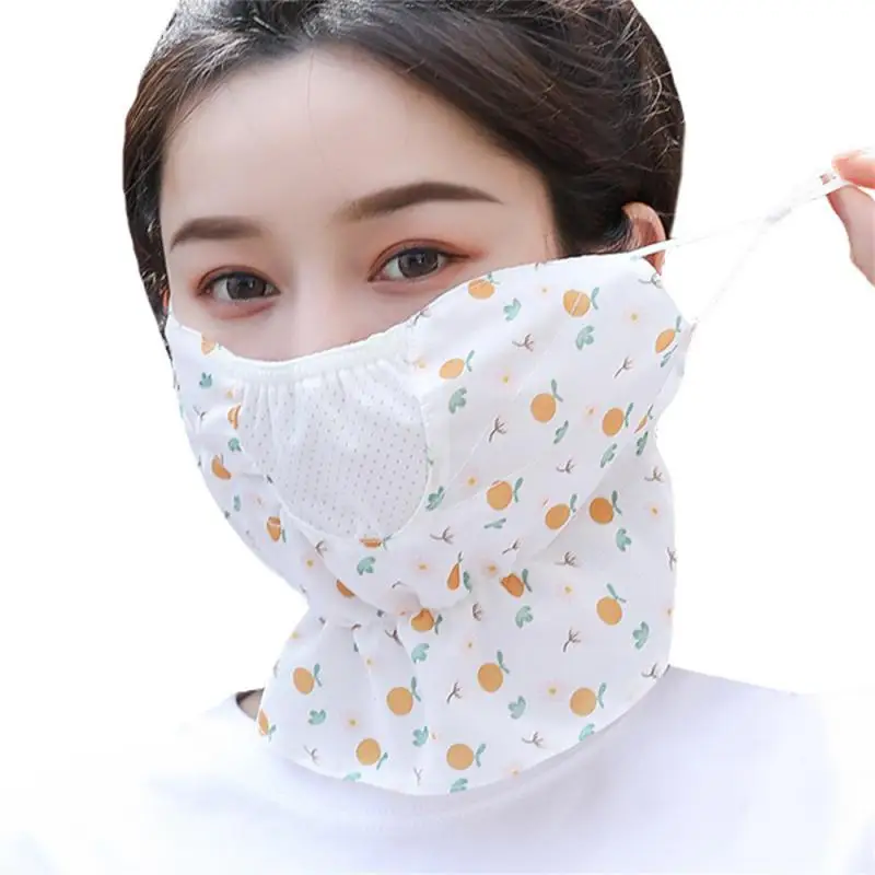 1~10PCS Summer Mask Colorful Uv Resistant Anti-dust Breathable Resistant Sun Sports   Entertainment Hiking Scarves Camping