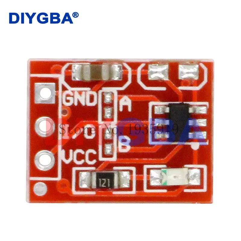 100PCS TTP223 Touch button Module Capacitor type Single Channel Self Locking Touch switch sensor