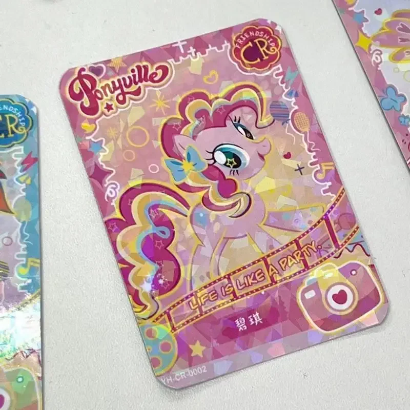 Kawaii Cute My Little Pony Card Small Card 3 Inches Decorative Card Postcard Ins Anime Birthday Gift Girlfriend Gift Girl Toy