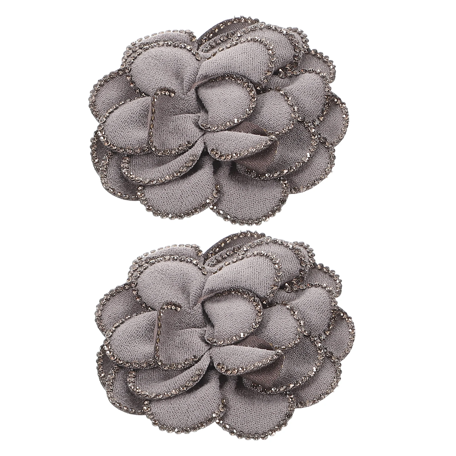

2pcs Removable Rhinestone Shoe Clips for Wedding Bridal Shoes Accessories Winter Bride Flower Decorations Charm