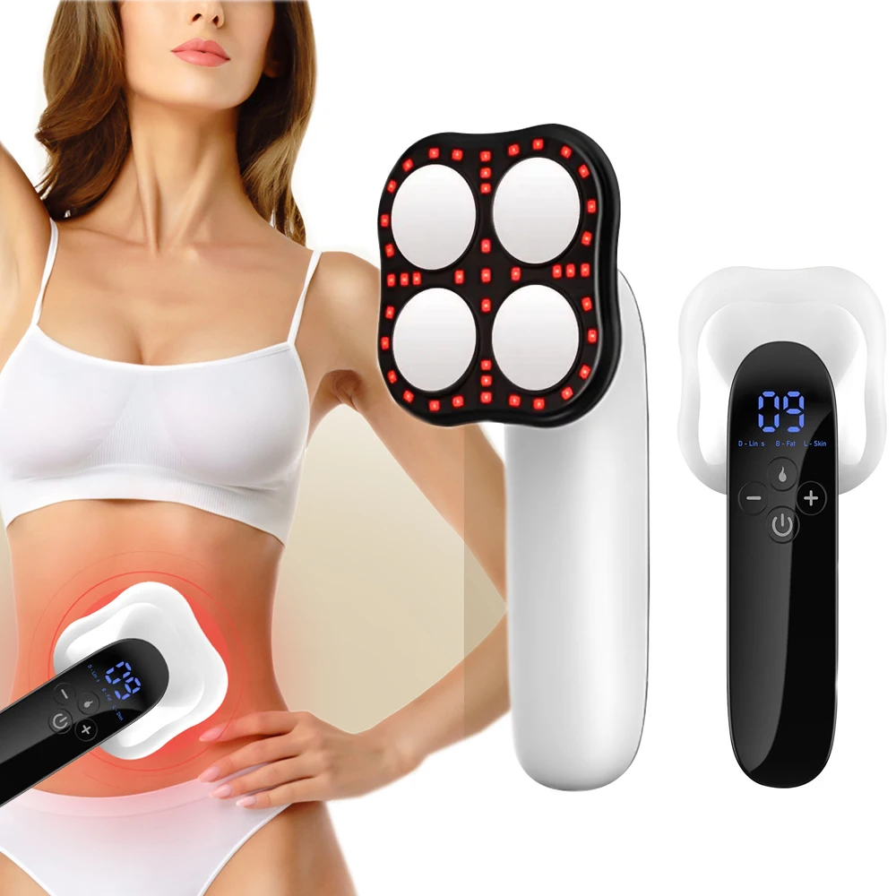 

EMS RF Radio Frequency Body Slimming Machine for Belly Waist Arm Leg Cordless Red Light Fat Burner Cellulite Massager