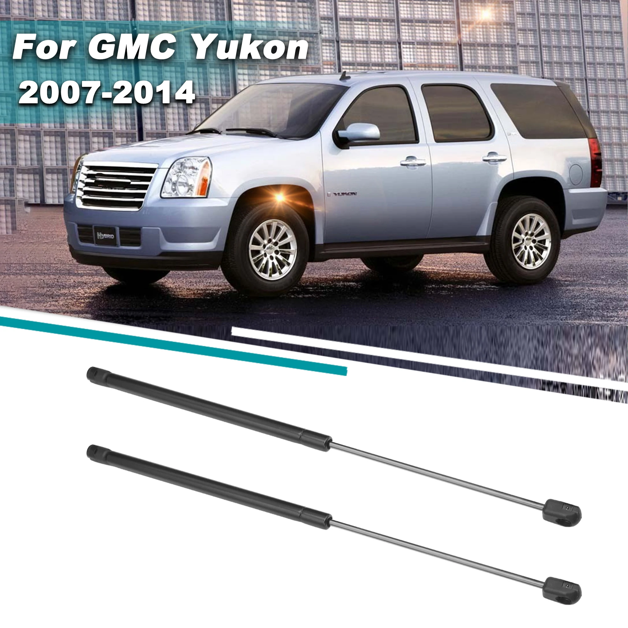 

2pcs/set Rear Window Glasses Lift Support Gas Struts For GMC Yukon 2007 2008 2009 2010 2011 2012 2013 2014 Car Shock Accessories