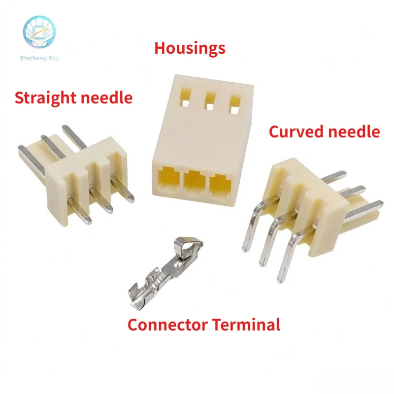 50PCS KF2510 2P 3P 4P 5P 6P 7/8/9/10/11/12 Pin JST Male Female Connector 2.54MM Horizontal Straight Pin Header Housings Terminal