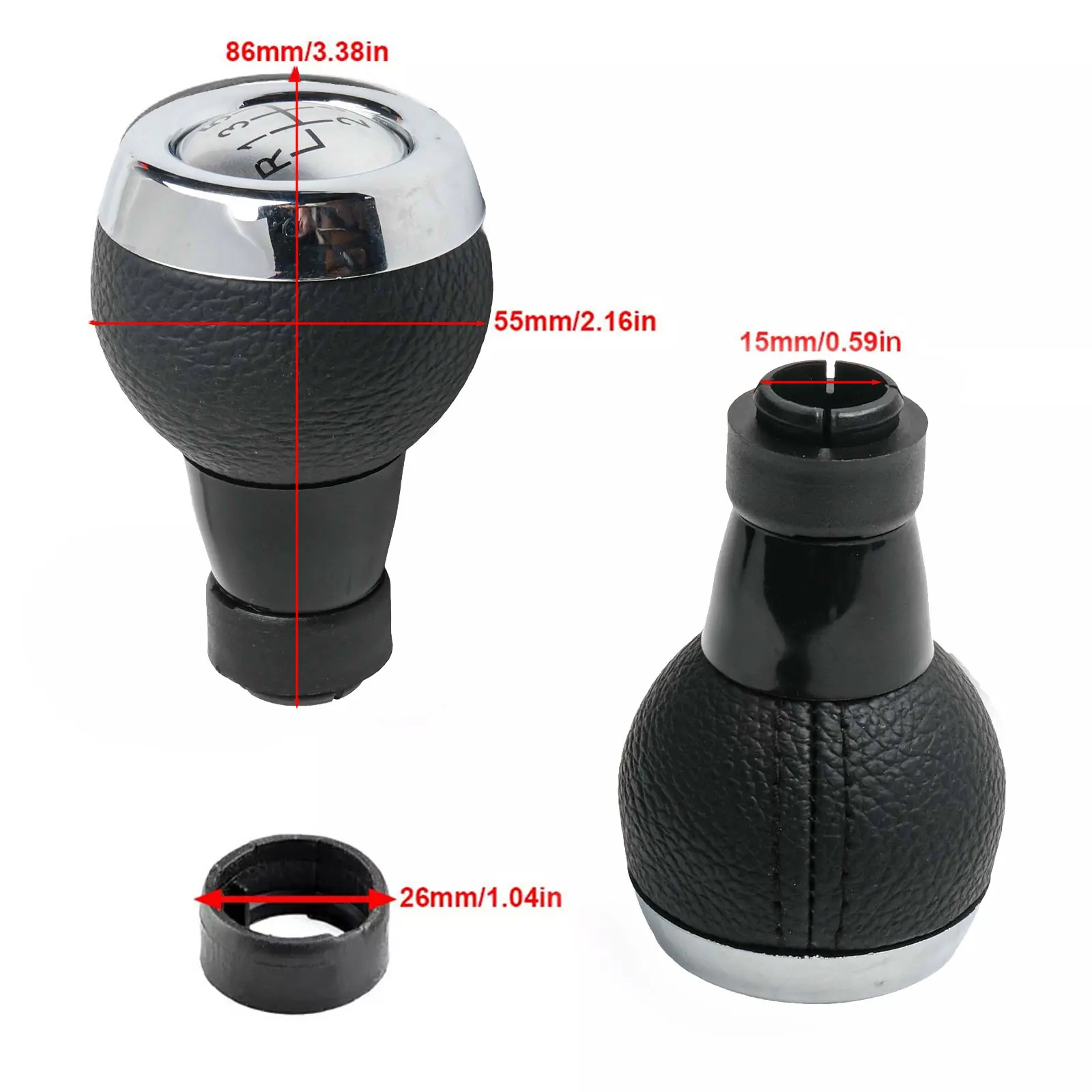 Fit 6 Speed Manual Gear Shift Knob for Mini For Cooper Vehicles Ergonomic Design for a Better Driving Experience