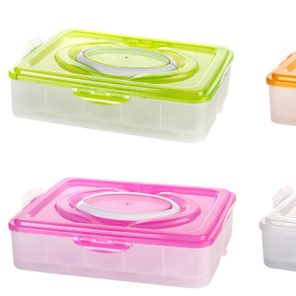 

3 Layer Egg Storage Box Refrigerator Crisper Organizer Transparent Stackable Plastic Food Container For Dry Fruits Snacks