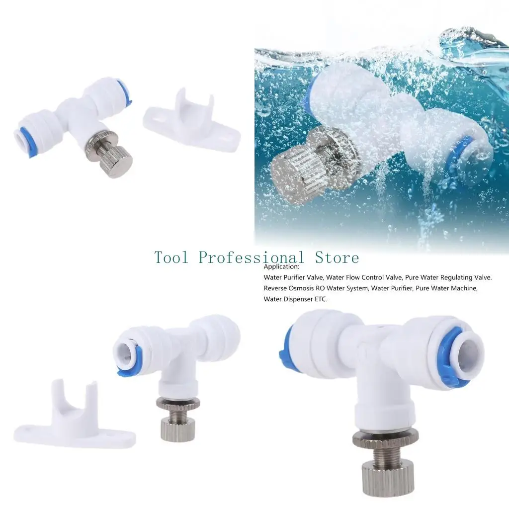 

57QF фитинги для труб обратного осмоса 1/4 дюйма, шланг RO, регулировка расхода воды для регулятора клапана, контроль расхода G